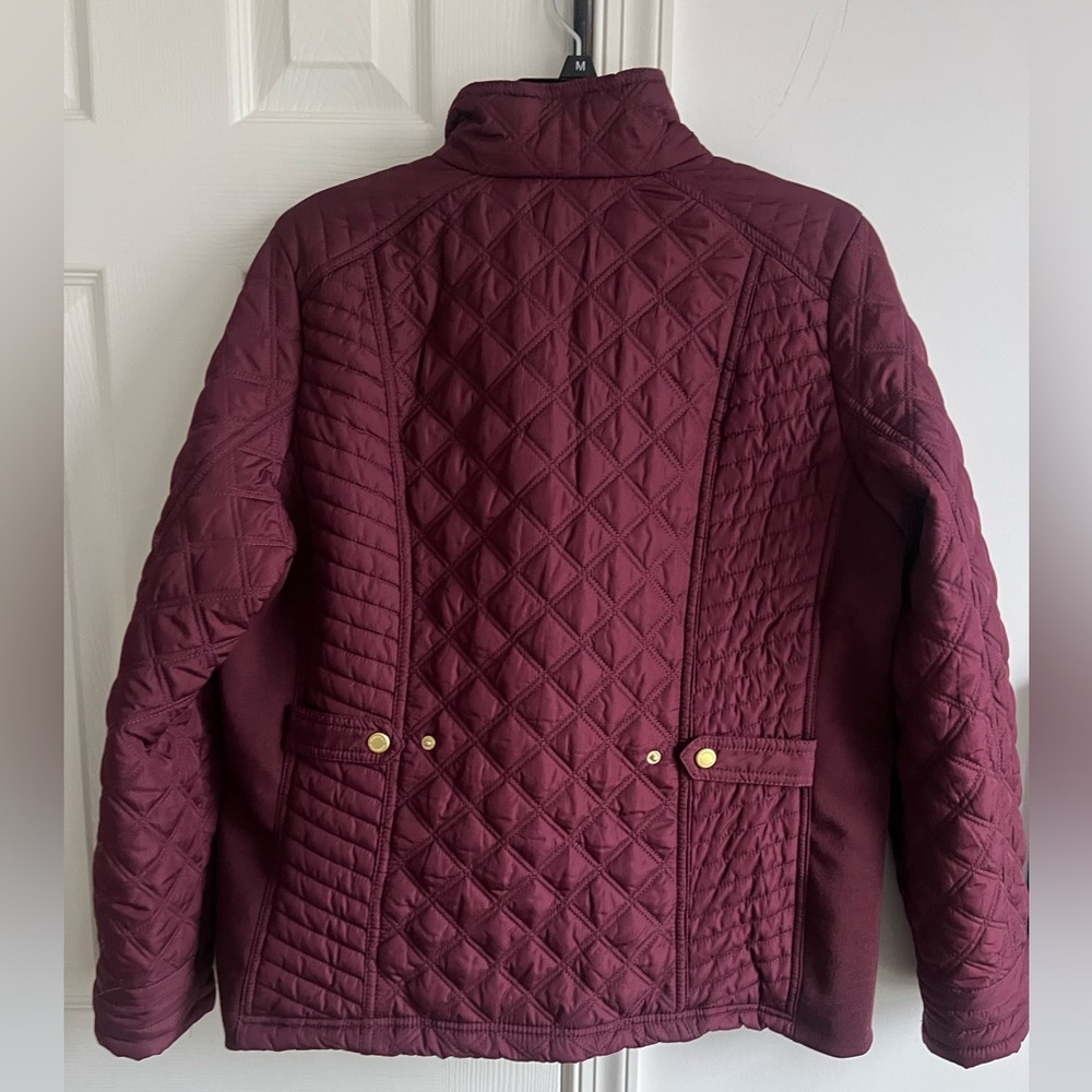 Weatherproof Quilted Burgundy barn Jacket L - Picture 10 of 15